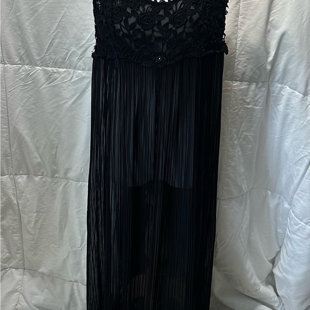 Flora Nikrooz Black Strapless Embellished Chemise